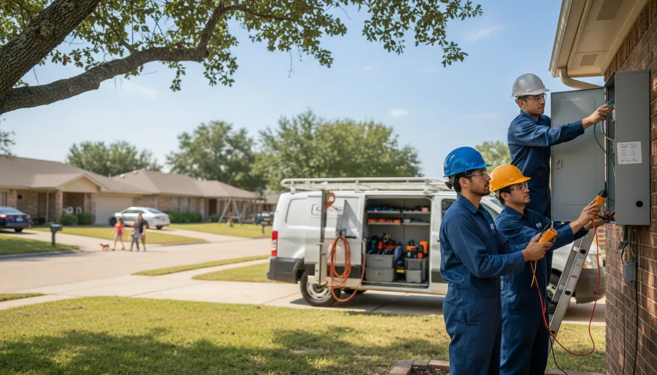Certified electrician providing emergency electrical services in Tremont, MS